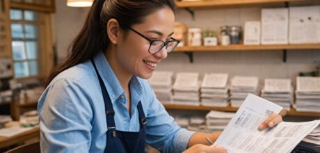 Auxílio financeiro para pequenas empresas