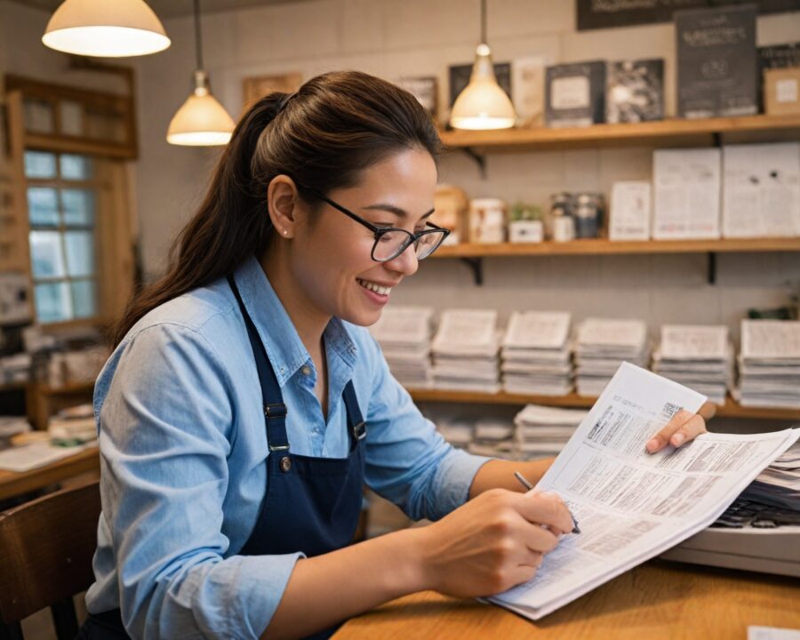 Auxílio financeiro para pequenas empresas