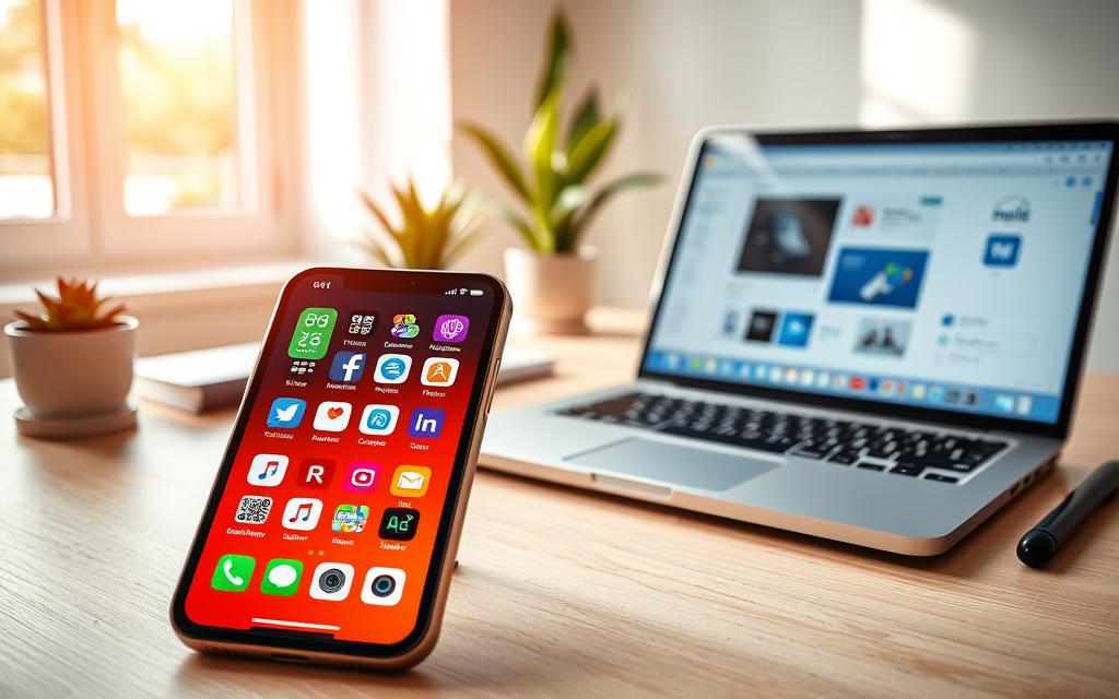 organização de apps