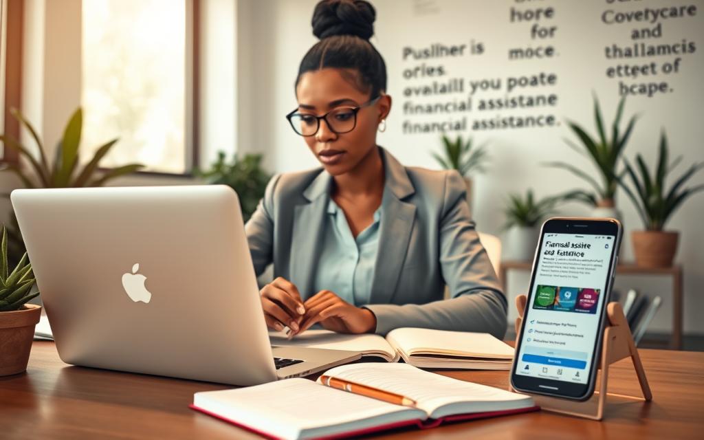 checar ajuda financeira disponível