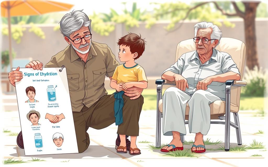 Como identificar sinais de desidratação